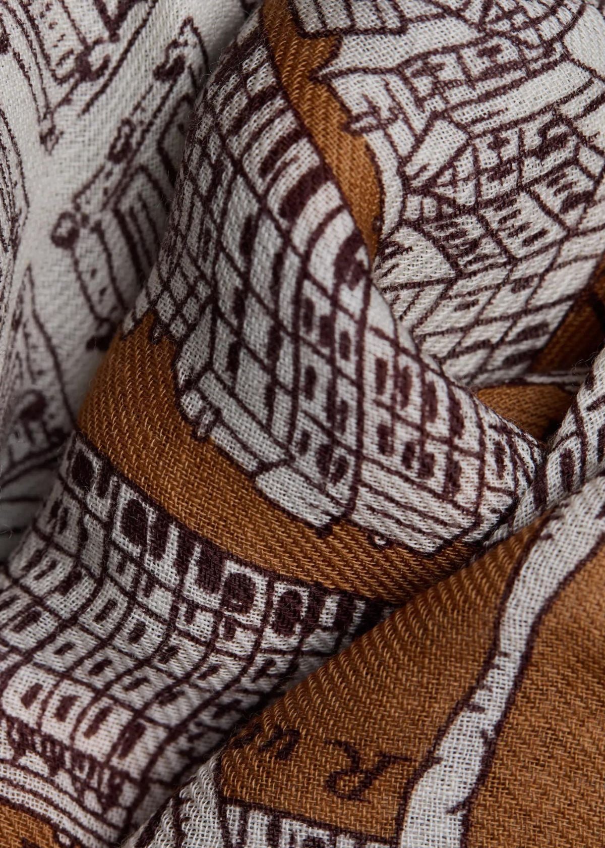 INOUI EDITIONS Turgot 100 Scarf - Caramel