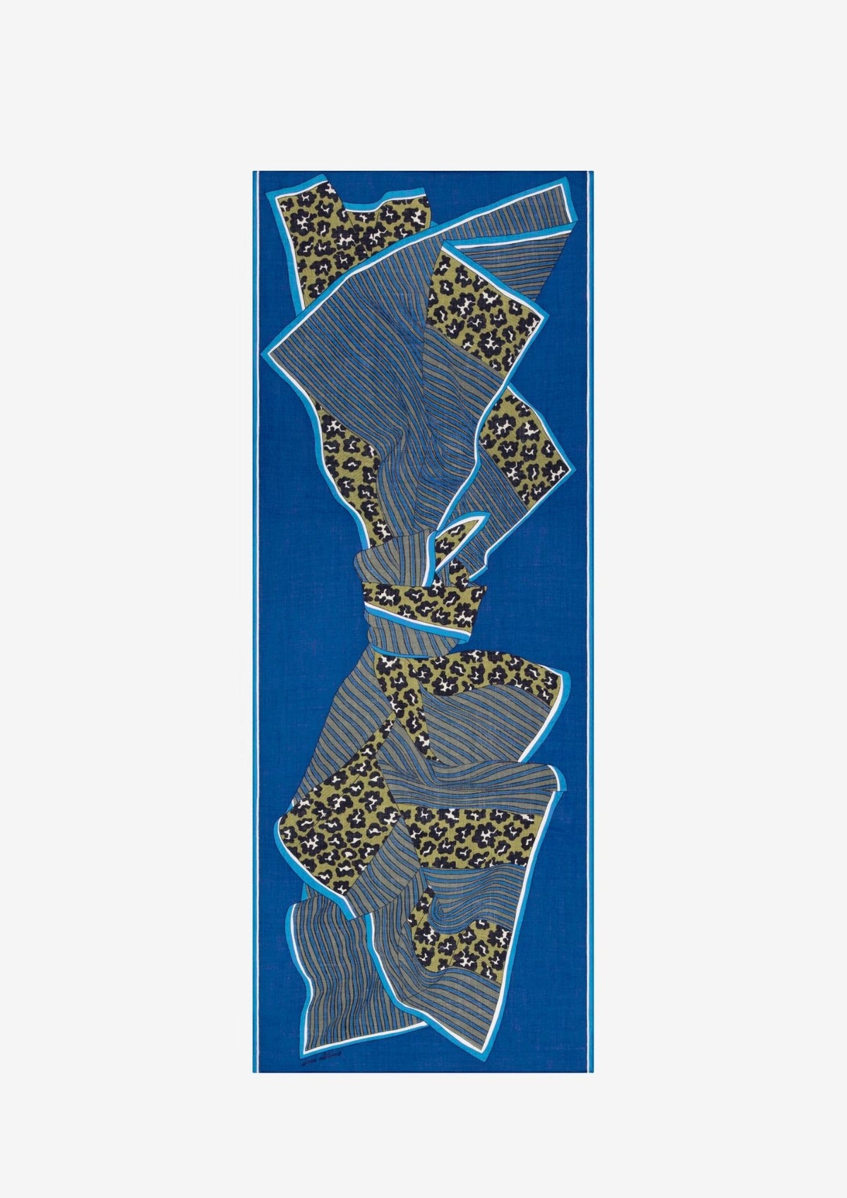 INOUI EDITIONS Lov 70 Scarf - Blue