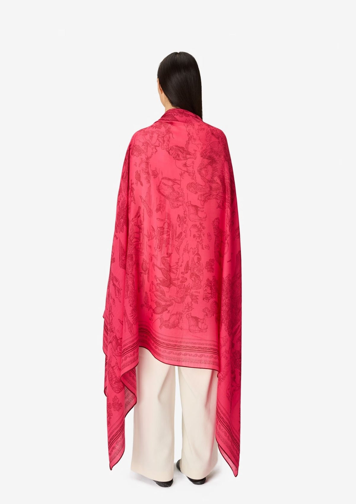 INOUI EDITIONS Reverie 130 Scarf - Fuchsia