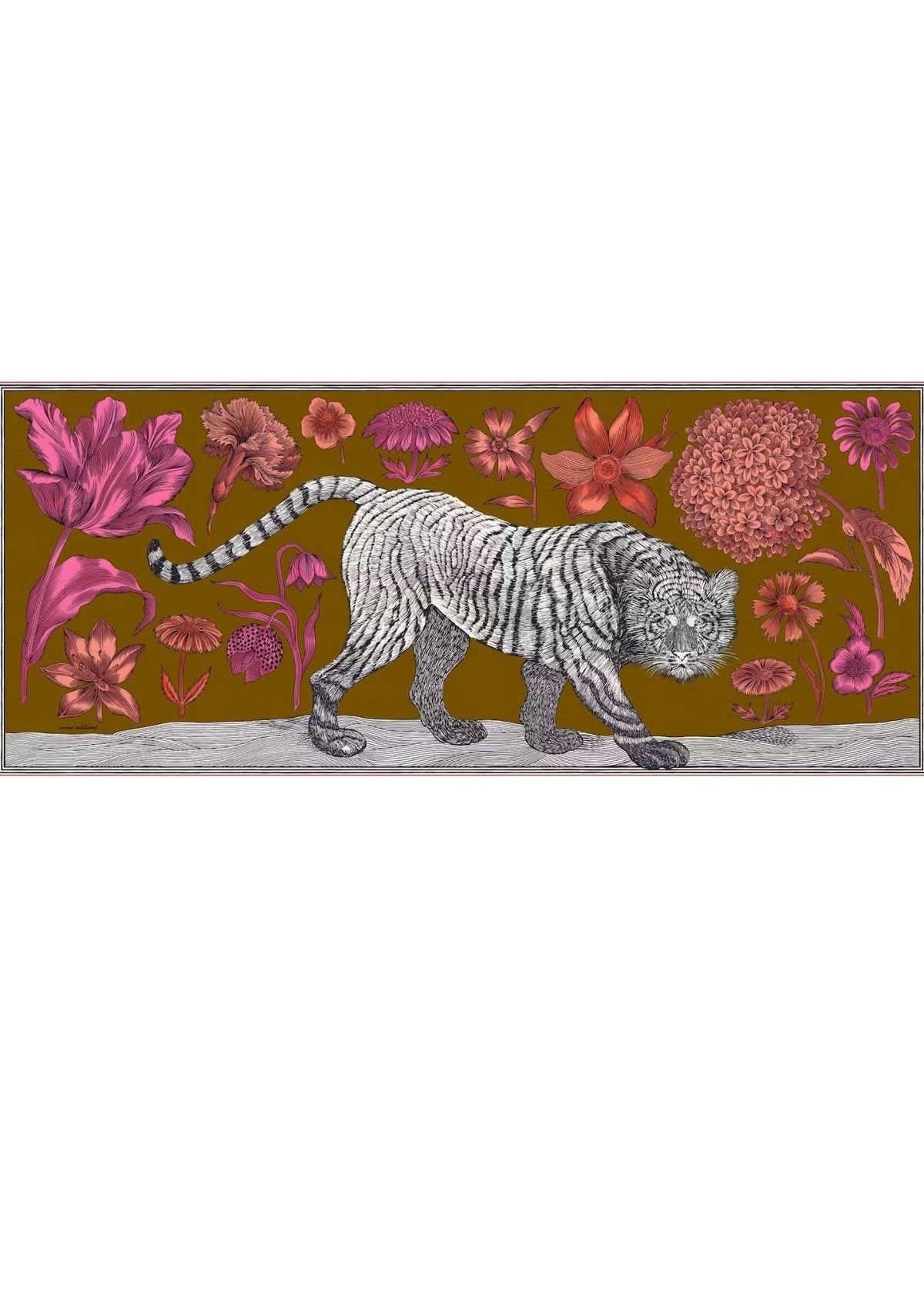 INOUI EDITIONS Gustav 80 Scarf - Golden Brown