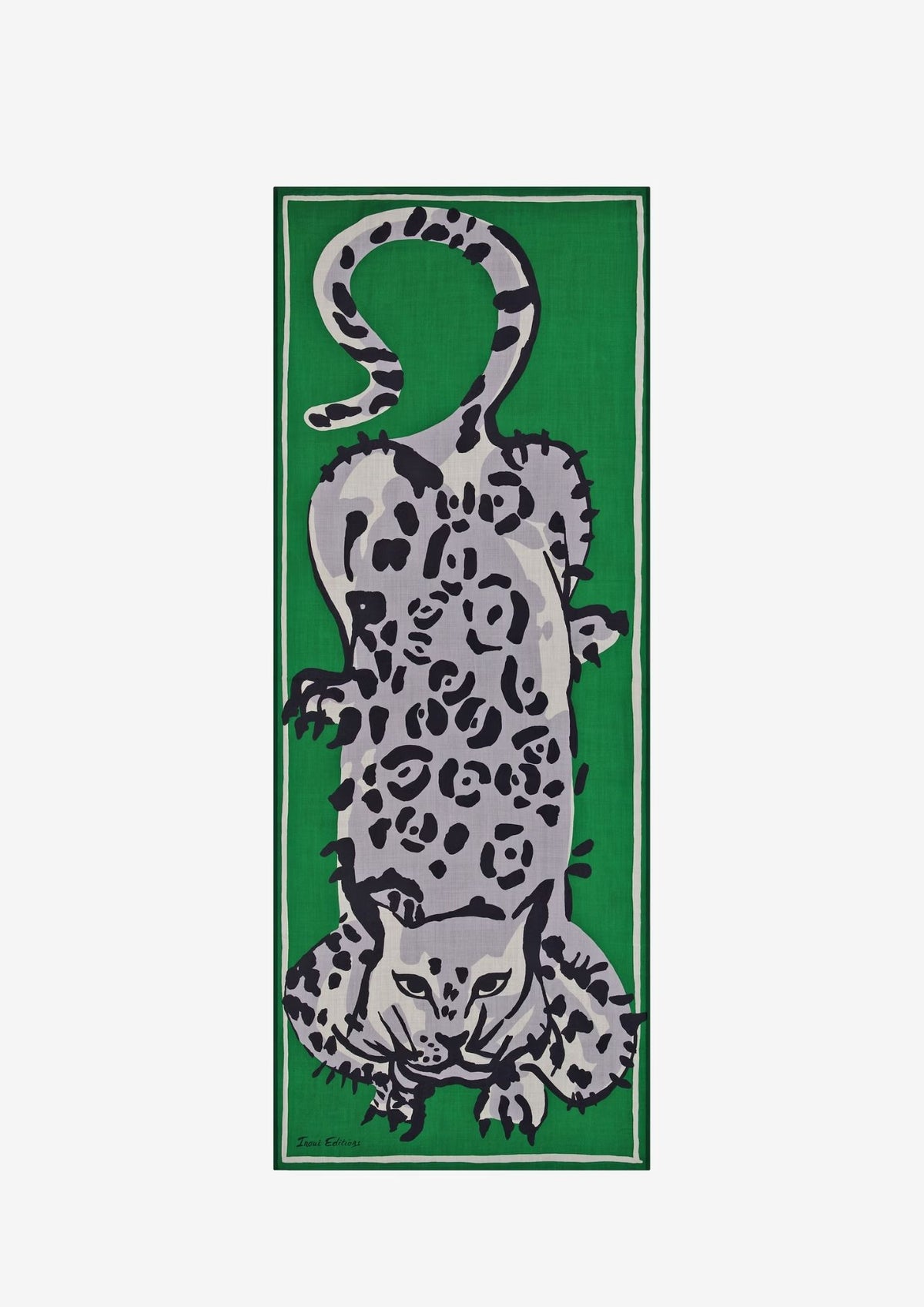 INOUI EDITIONS Feline 70 Scarf - Green