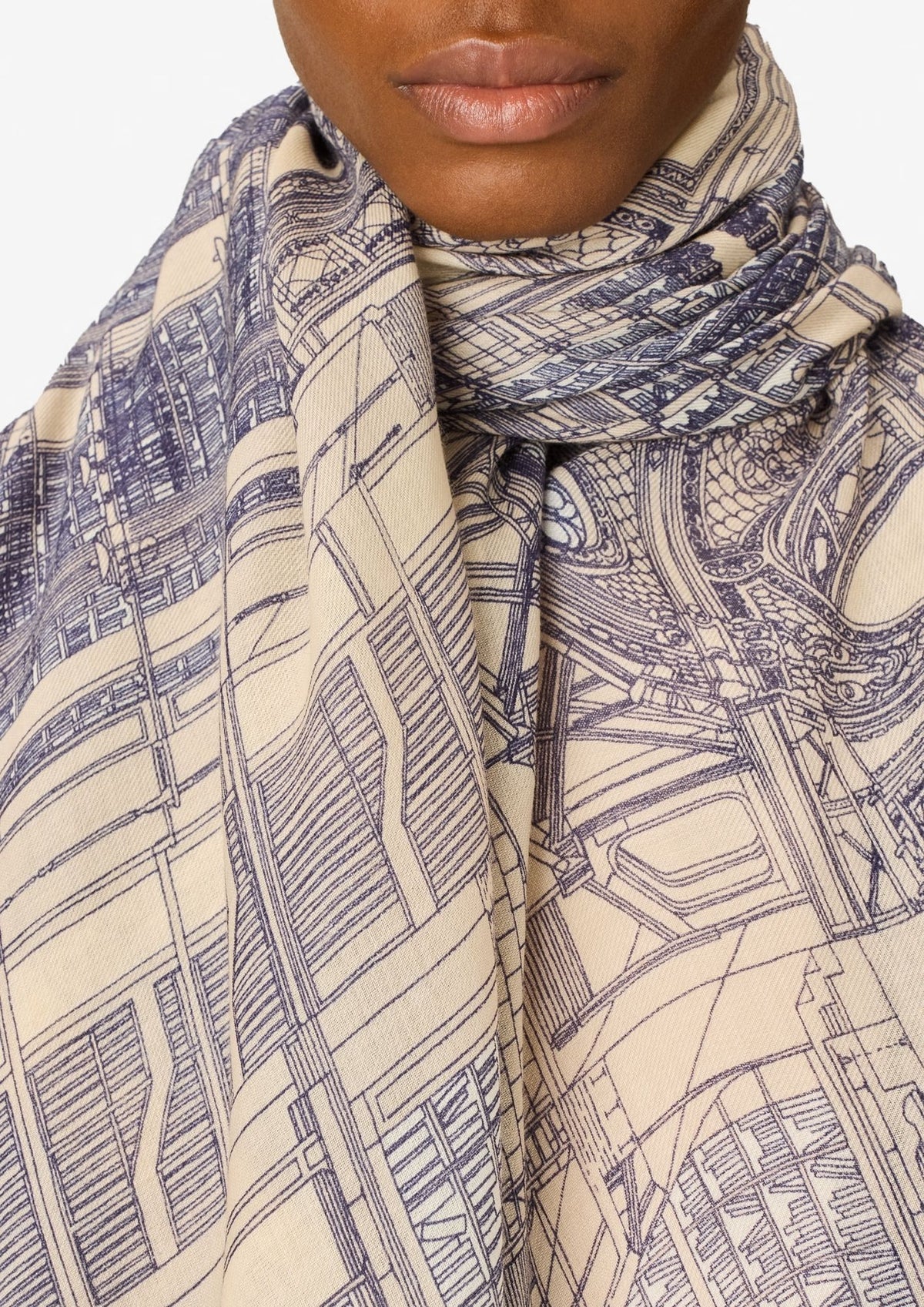 INOUI EDITIONS Vivienne 100 Scarf - Grey