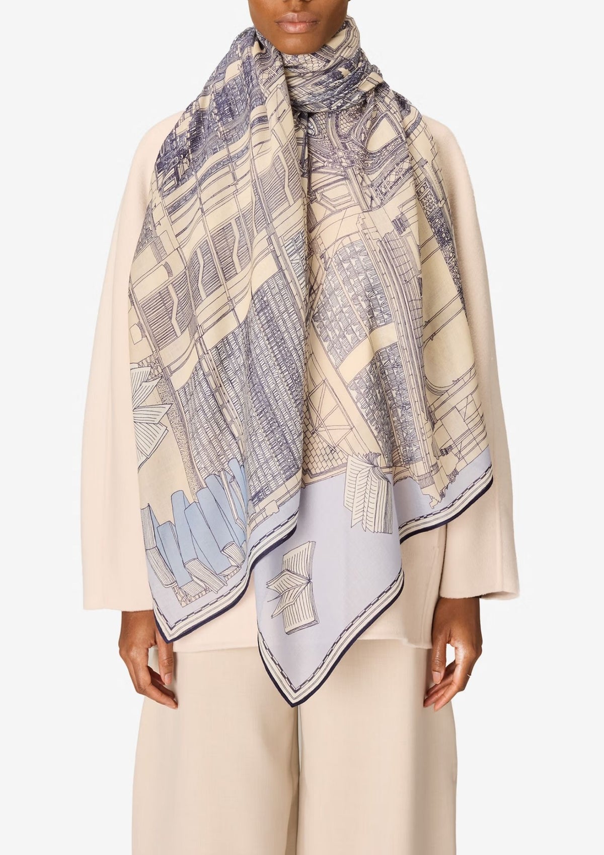 INOUI EDITIONS Vivienne 100 Scarf - Grey
