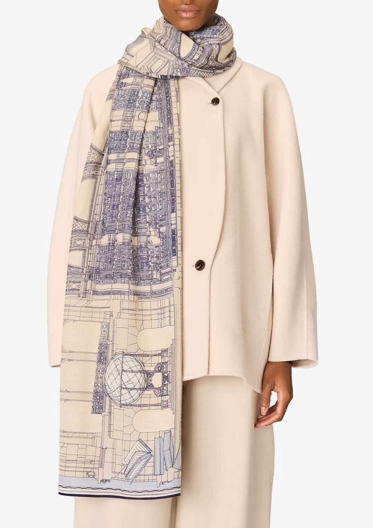 INOUI EDITIONS Vivienne 100 Scarf - Grey