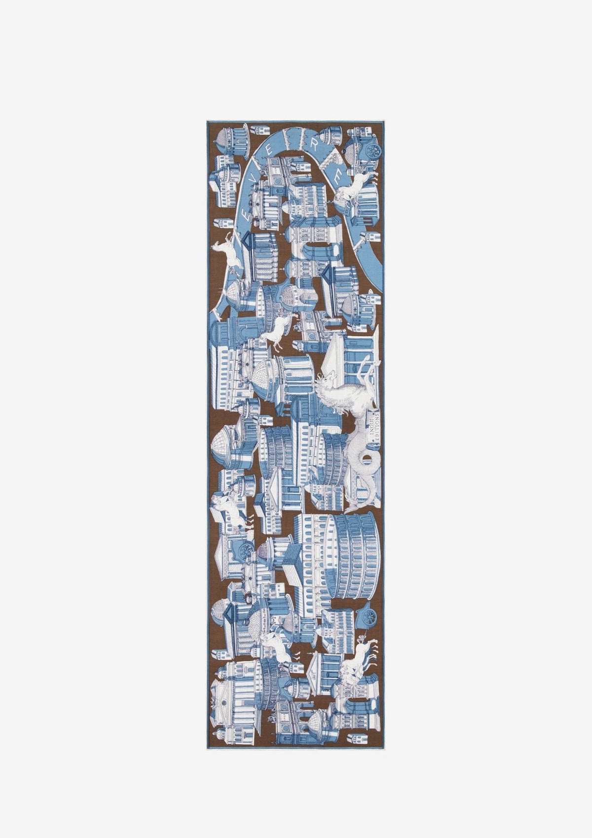 INOUI EDITIONS Roma 55 Scarf - Khaki