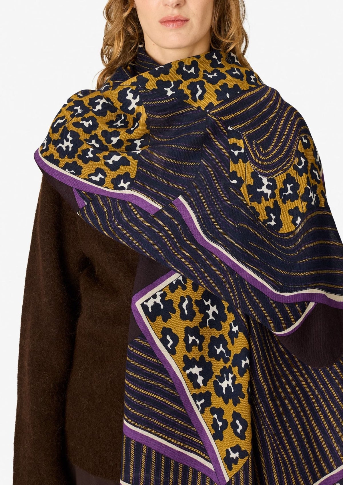 INOUI EDITIONS Lov 70 Scarf - Purple