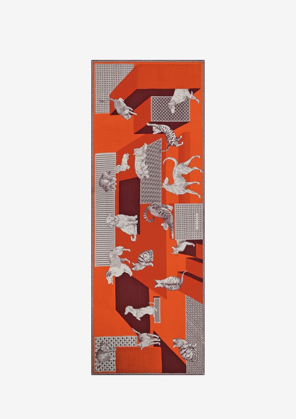 INOUI EDITIONS Les Cheris 70 Scarf - Red