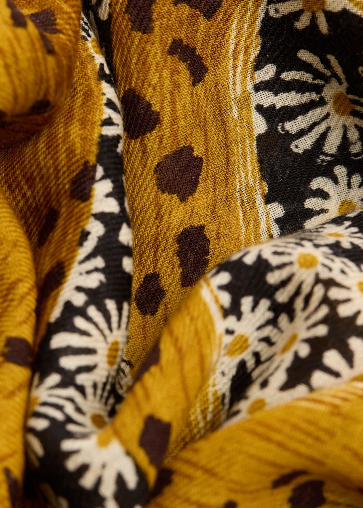 INOUI EDITIONS Jorgen 130 Square Scarf - Yellow