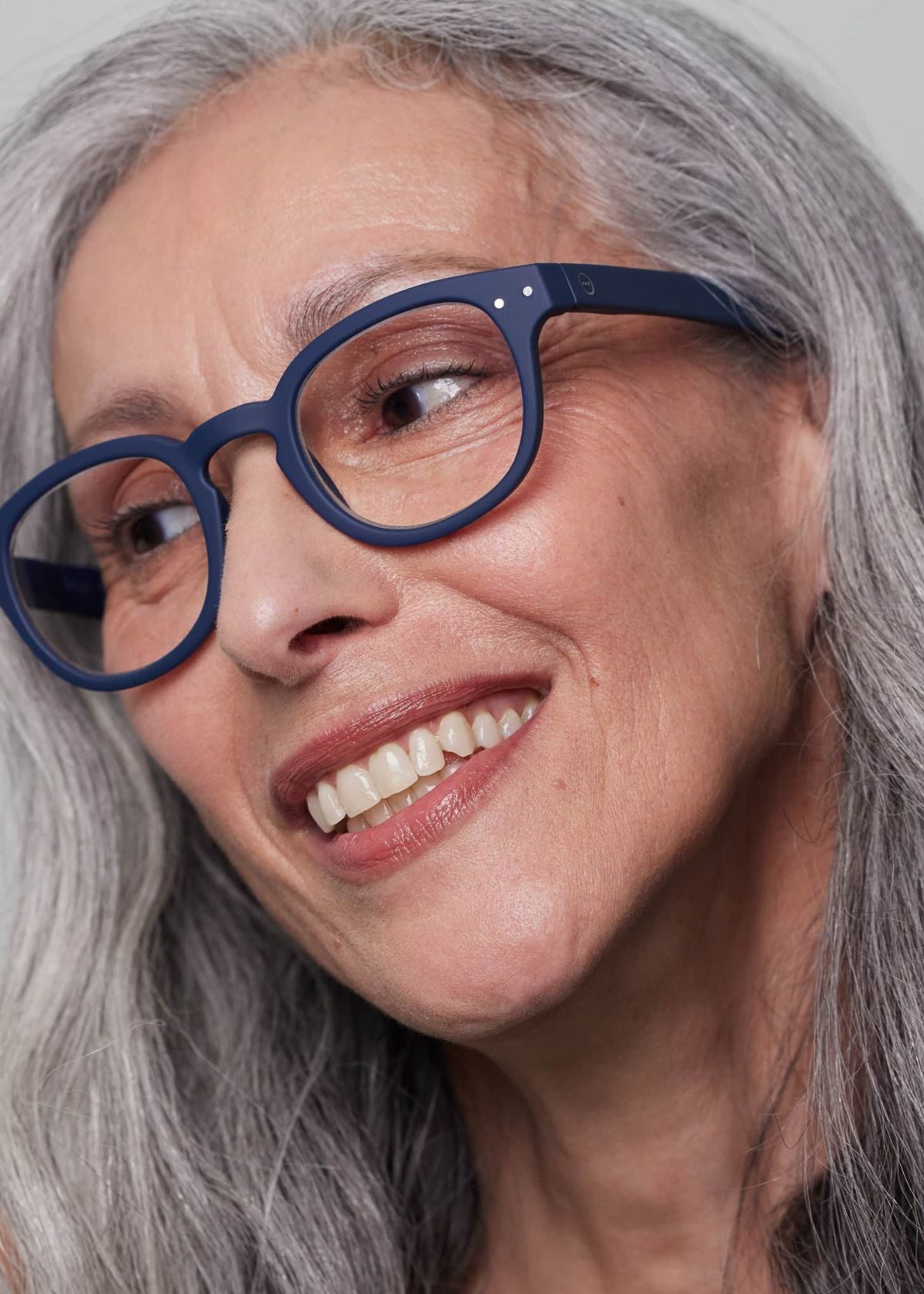 IZIPIZI Retro Square Reading Glasses #C - Navy Blue