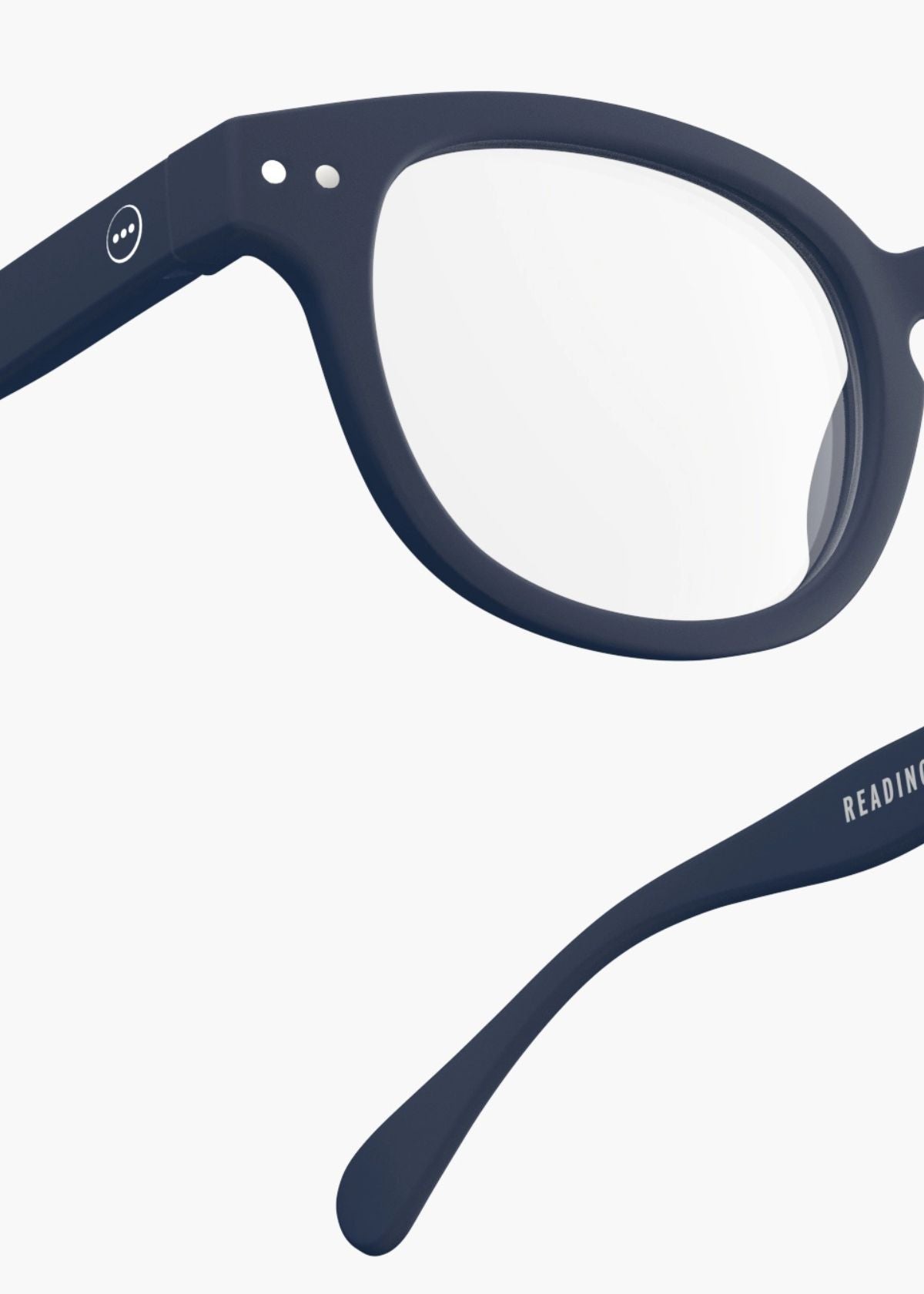 IZIPIZI Retro Square Reading Glasses #C - Navy Blue