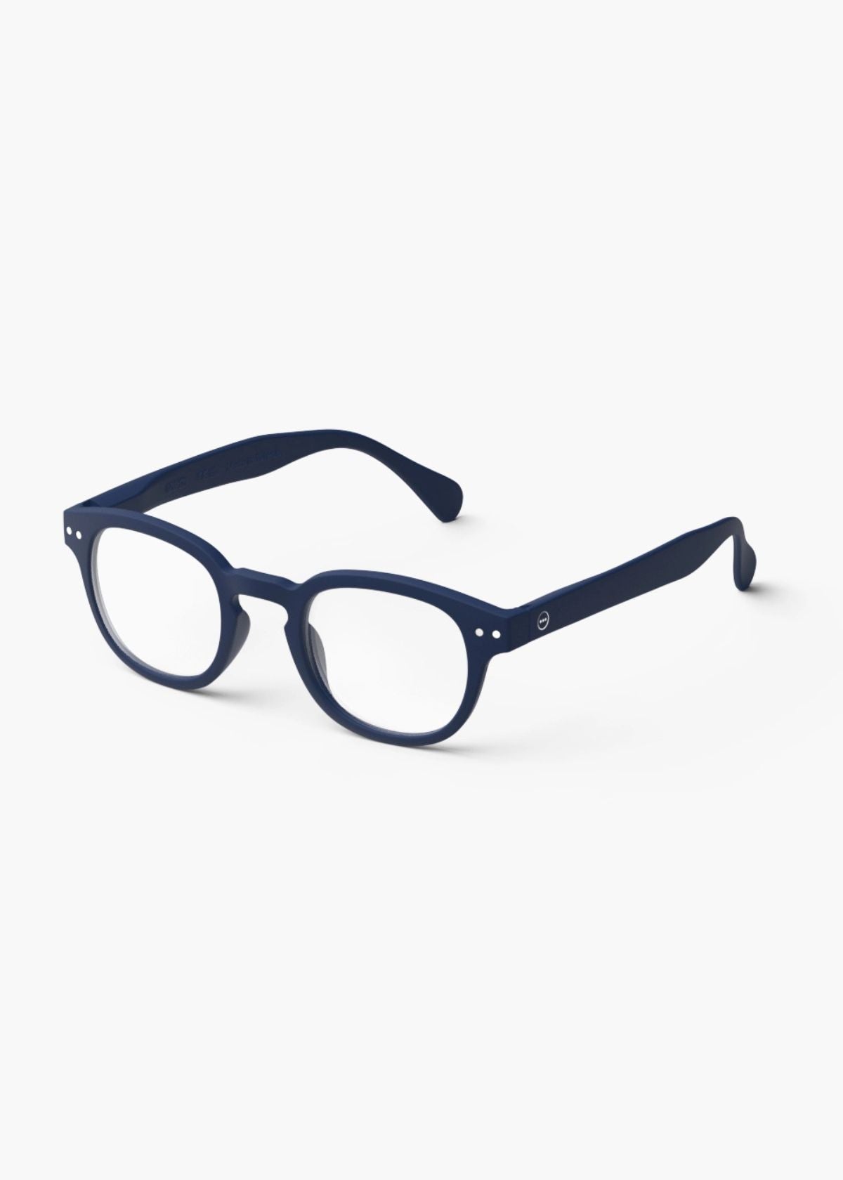 IZIPIZI Retro Square Reading Glasses #C - Navy Blue
