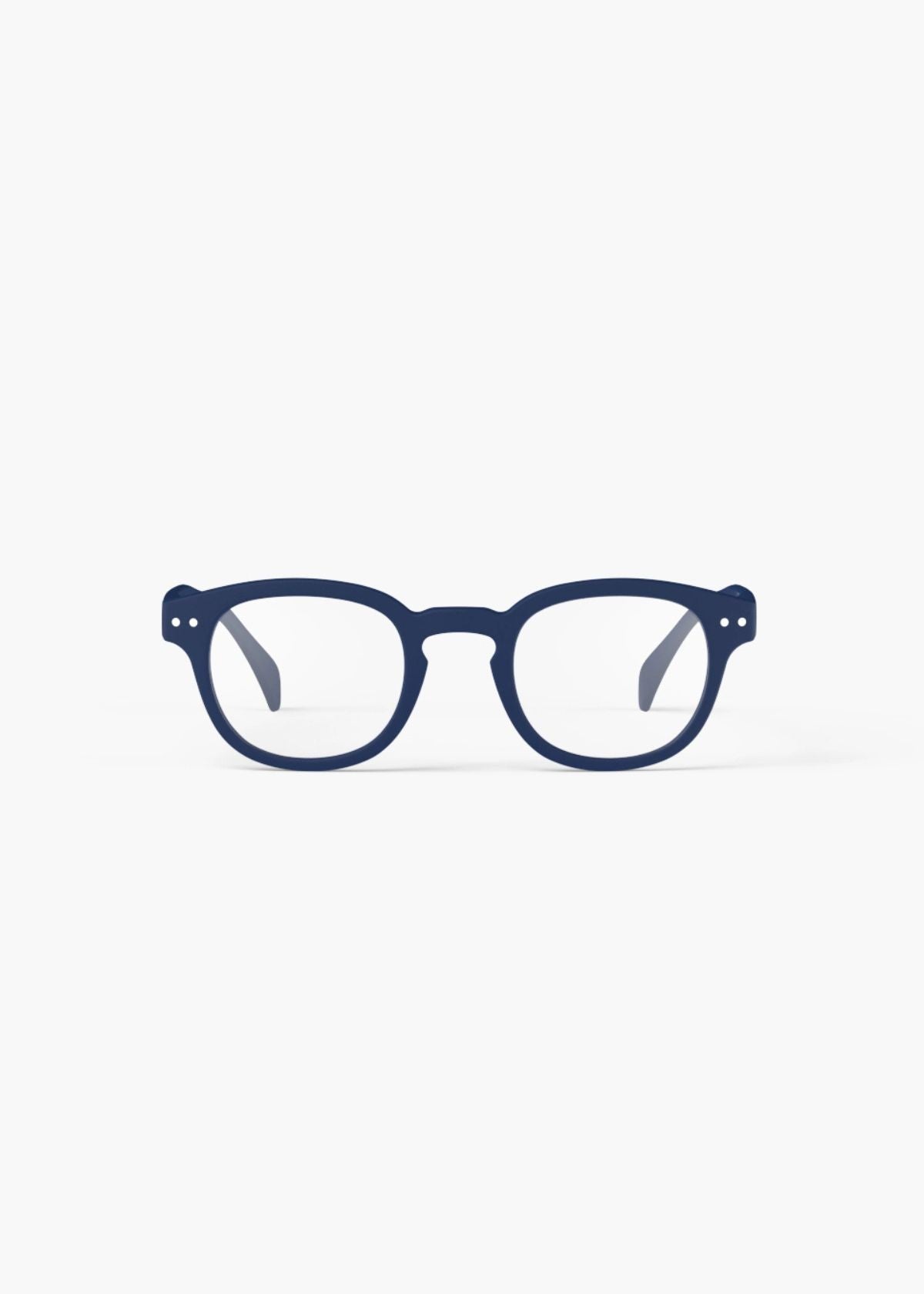 IZIPIZI Retro Square Reading Glasses #C - Navy Blue