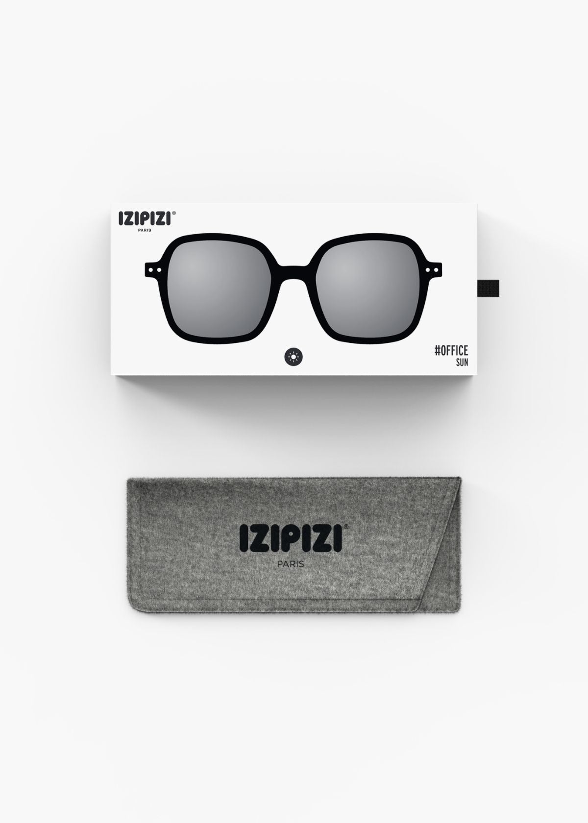 IZIPIZI #OFFICE Oversized Sunglasses - Black