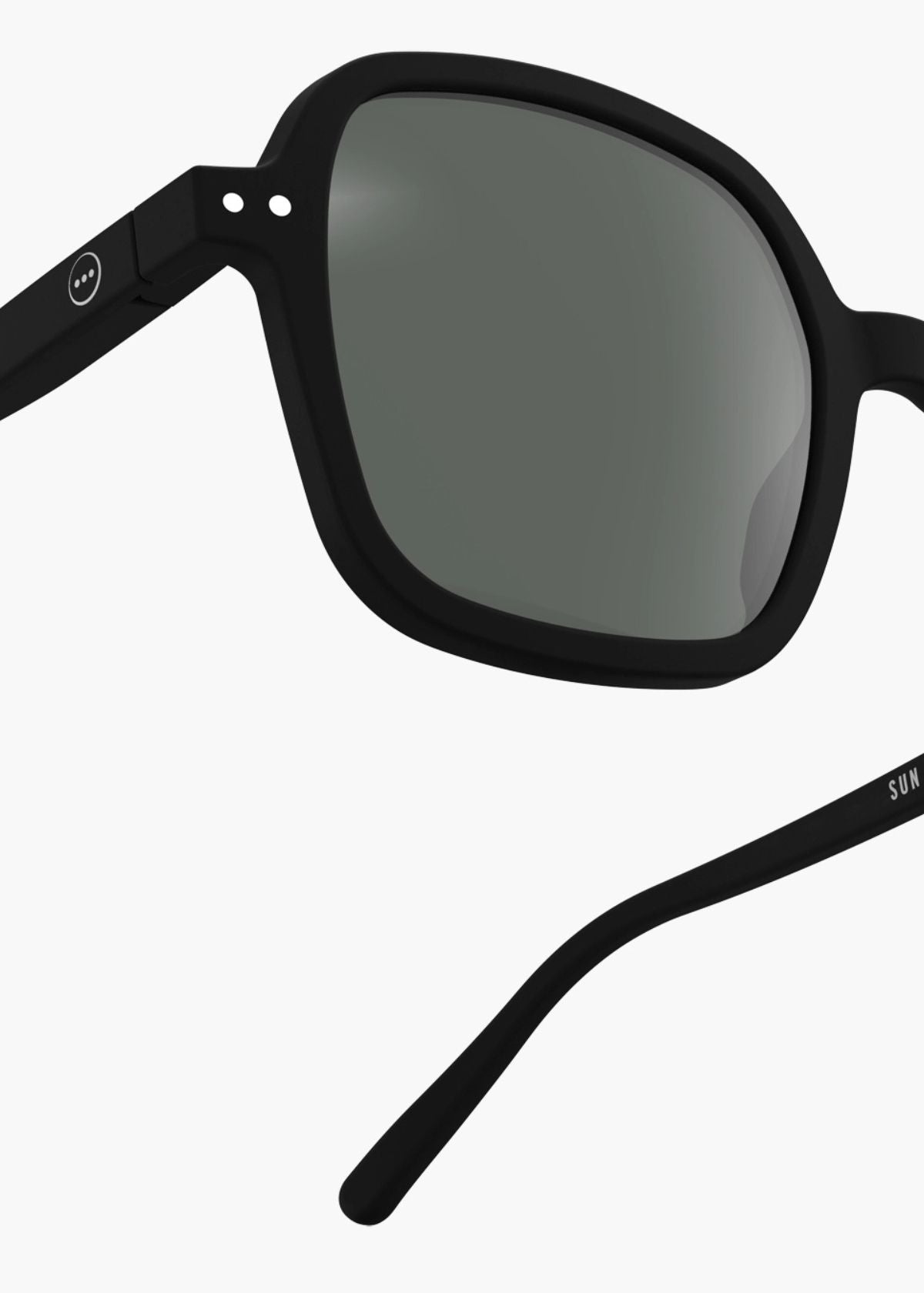 IZIPIZI #OFFICE Oversized Sunglasses - Black