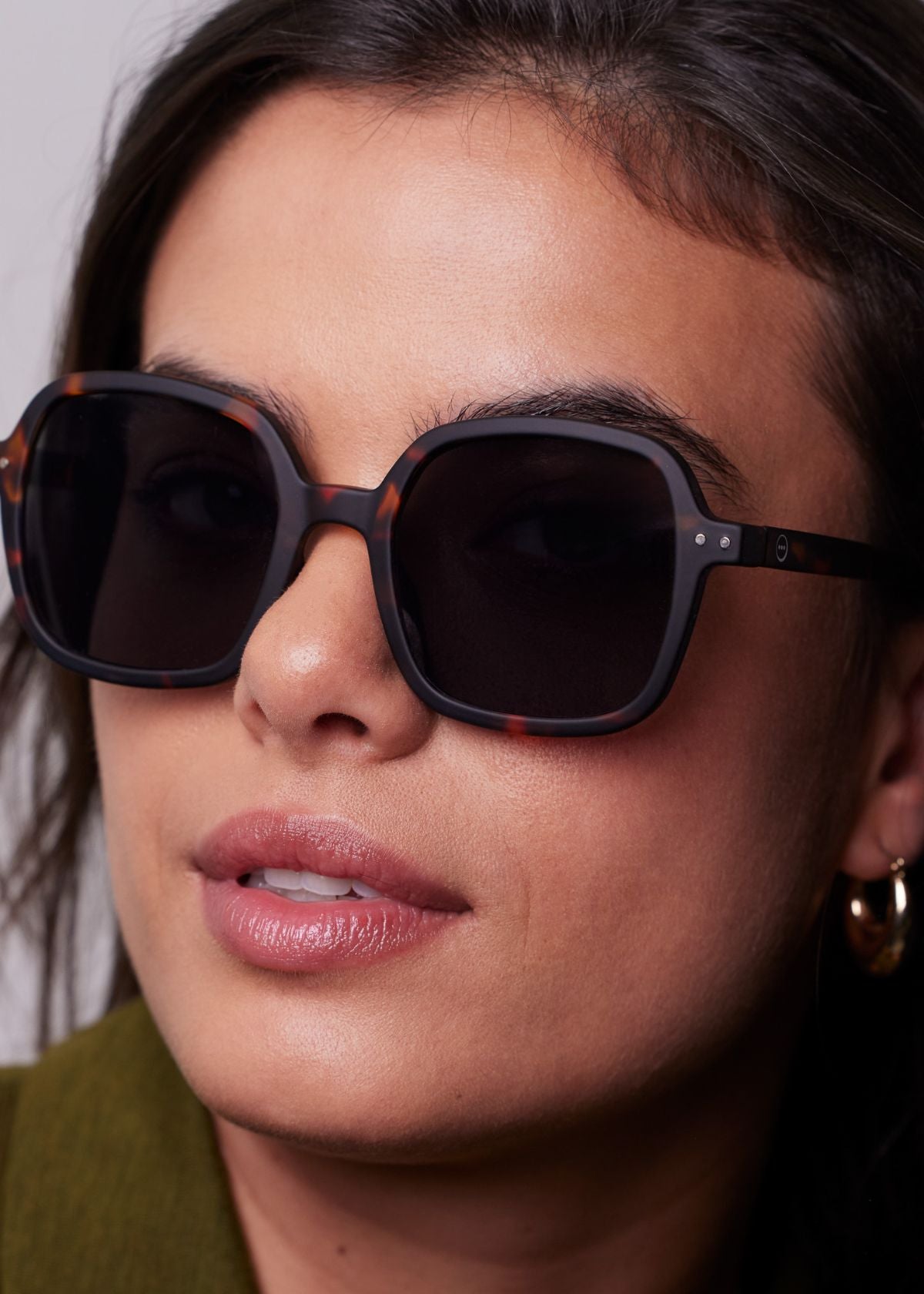 IZIPIZI #OFFICE Oversized Sunglasses - Tortoise