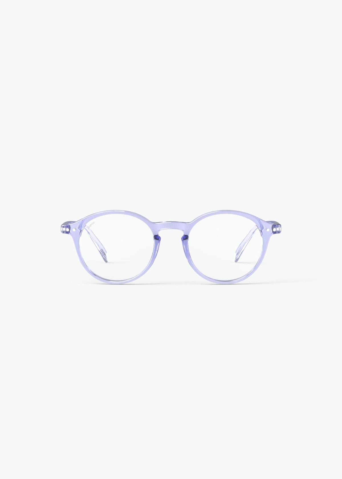 IZIPIZI Iconic Round Reading Glasses #D in Athletic Purple