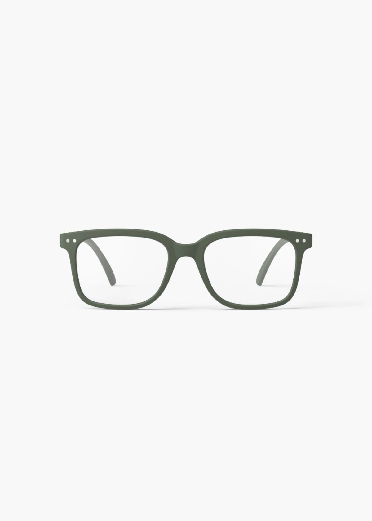 IZIPIZI Rectangular Reading Glasses #L - Khaki Green
