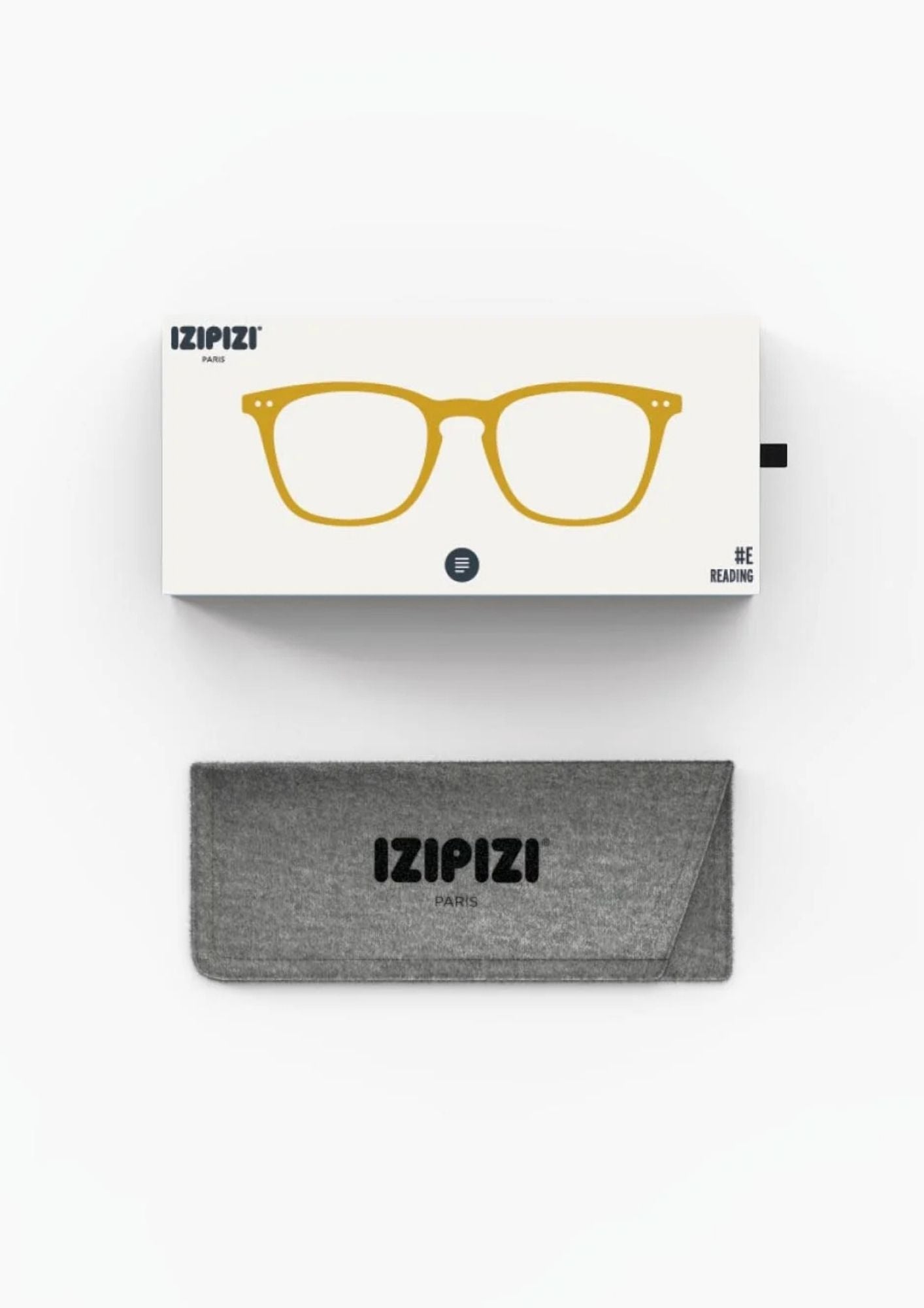 IZIPIZI Trapezium Shaped Reading Glasses #E - Golden Green