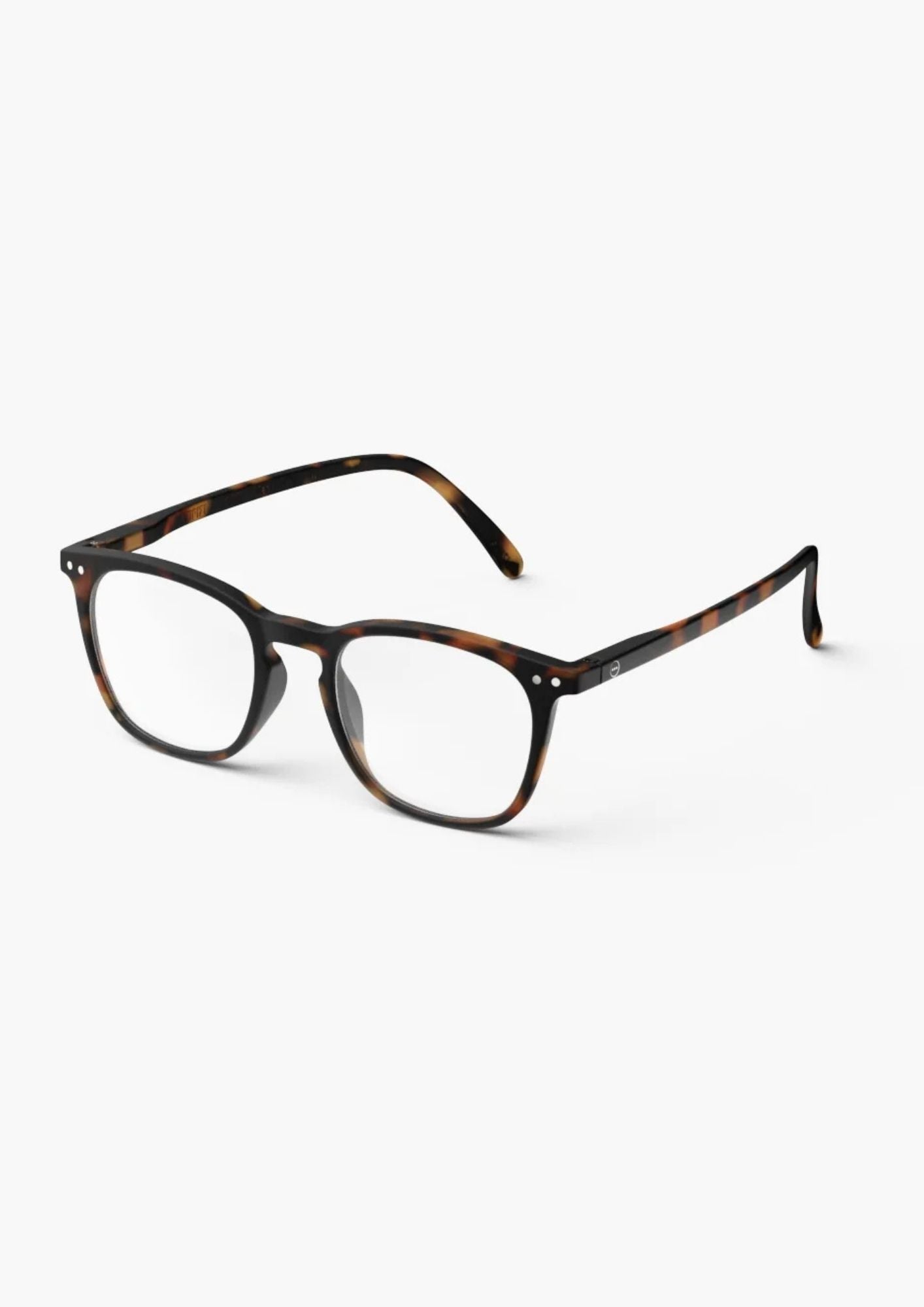 IZIPIZI Trapezium Shaped Reading Glasses #E - Acrylic Tortoise