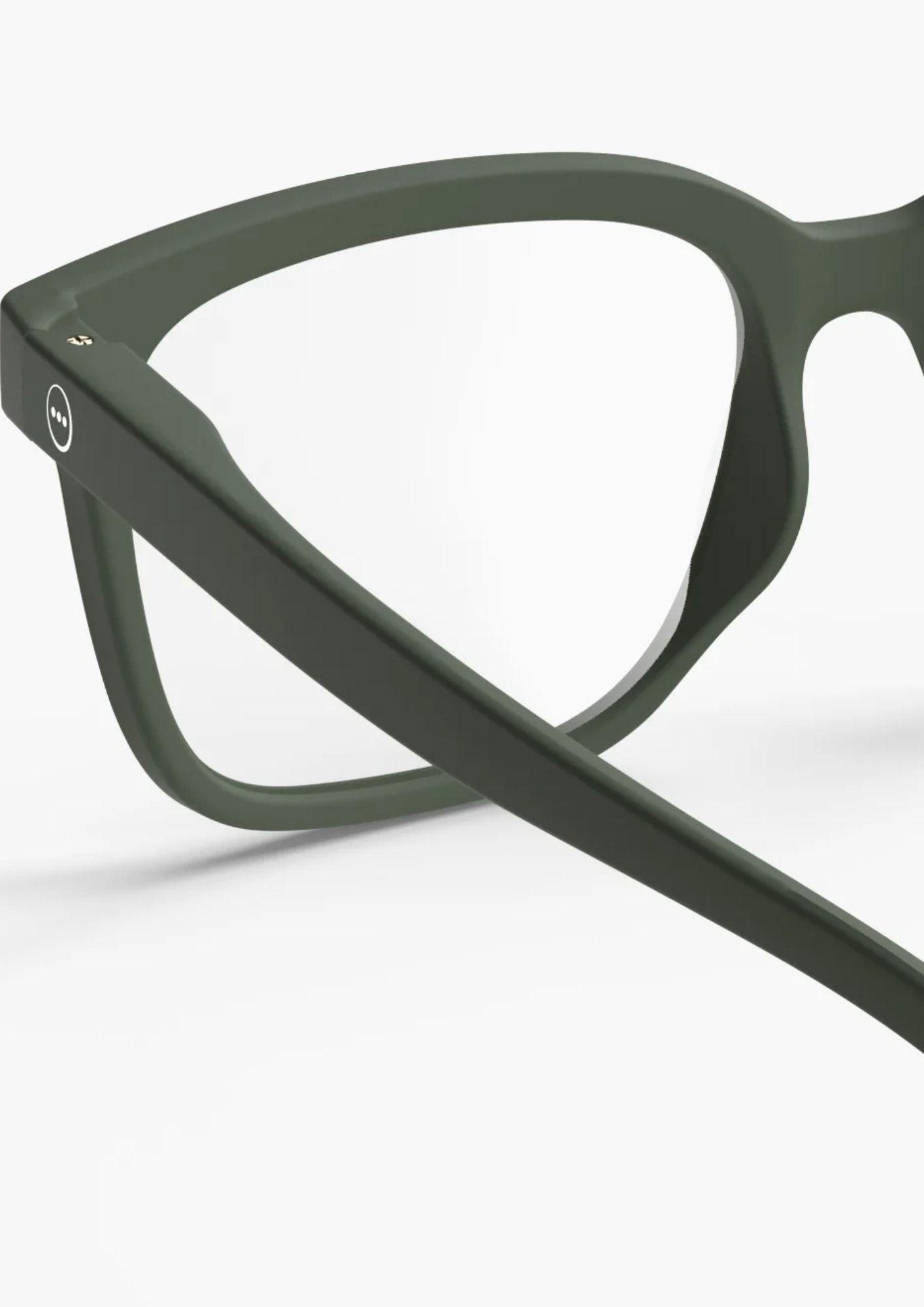 IZIPIZI Rectangular Reading Glasses #L - Khaki Green