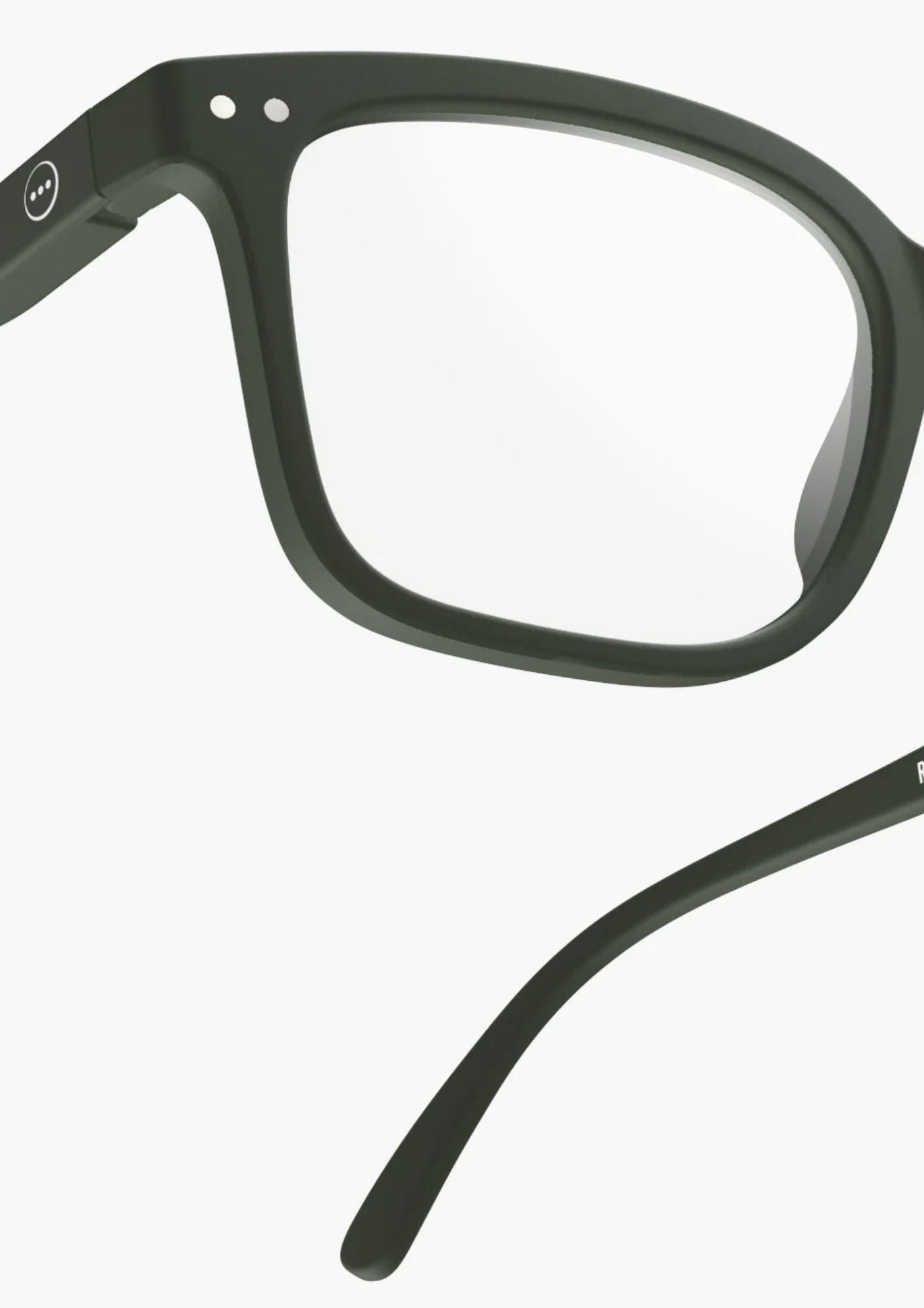 IZIPIZI Rectangular Reading Glasses #L - Khaki Green