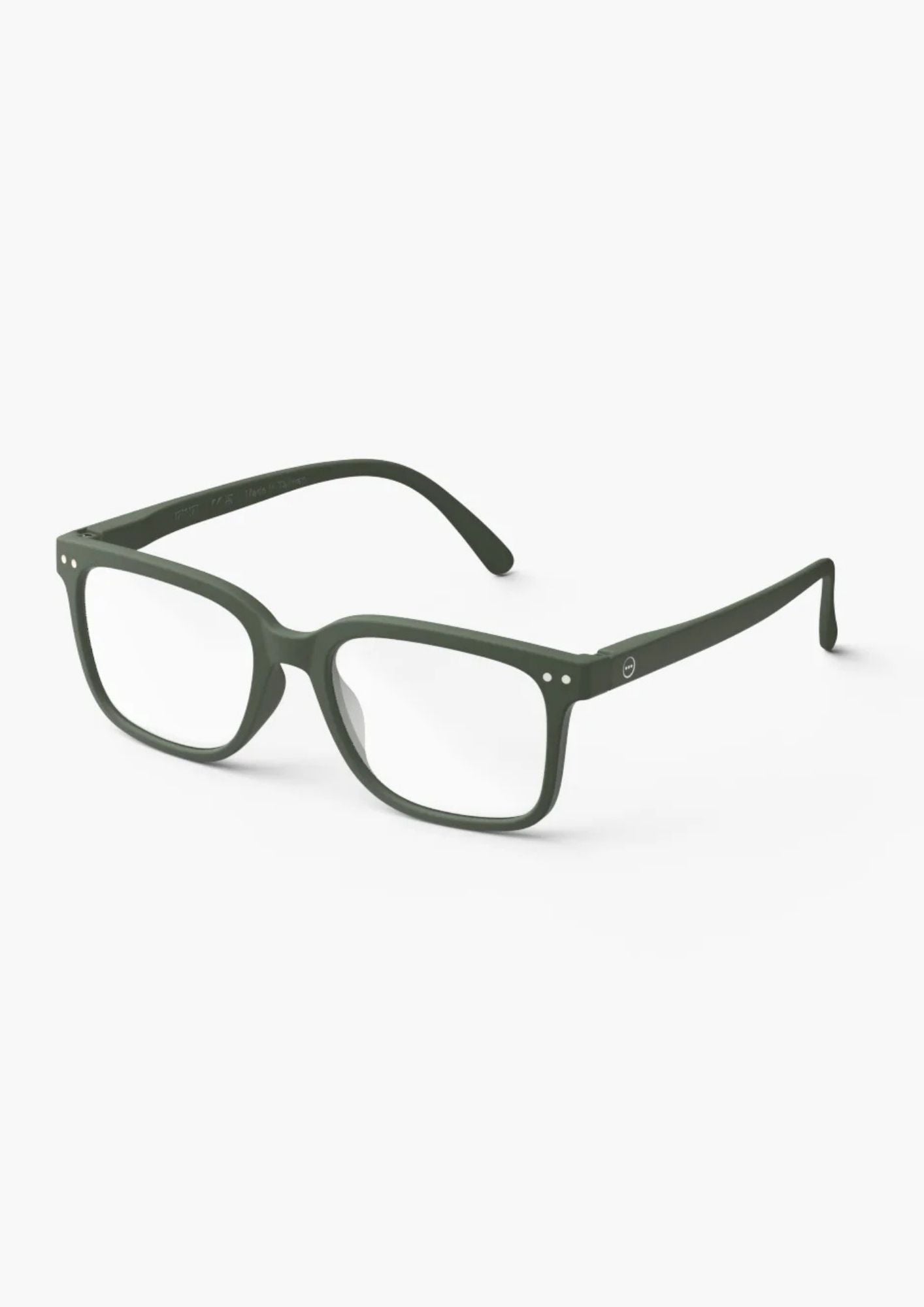 IZIPIZI Rectangular Reading Glasses #L - Khaki Green