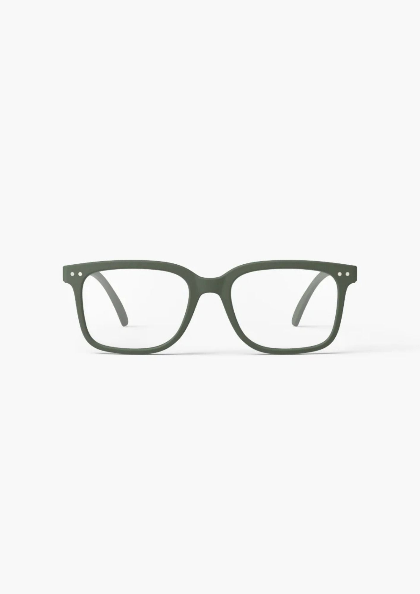 IZIPIZI Rectangular Reading Glasses #L - Khaki Green