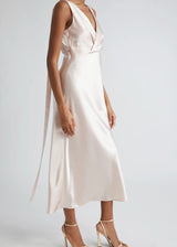 JASON WU COLLECTION Crepe Back Satin Cocktail Dress - Rosewater