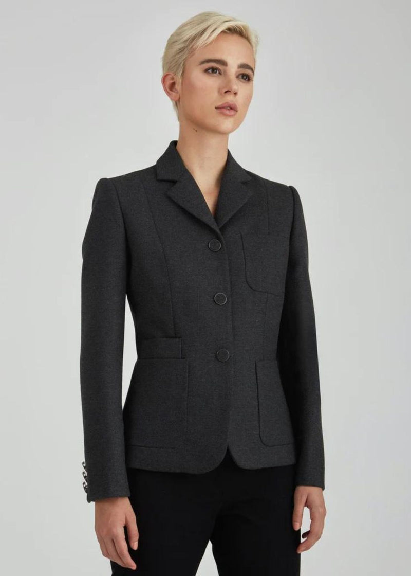 JUDITH & CHARLES Roissy Flannel Jacket - Charcoal