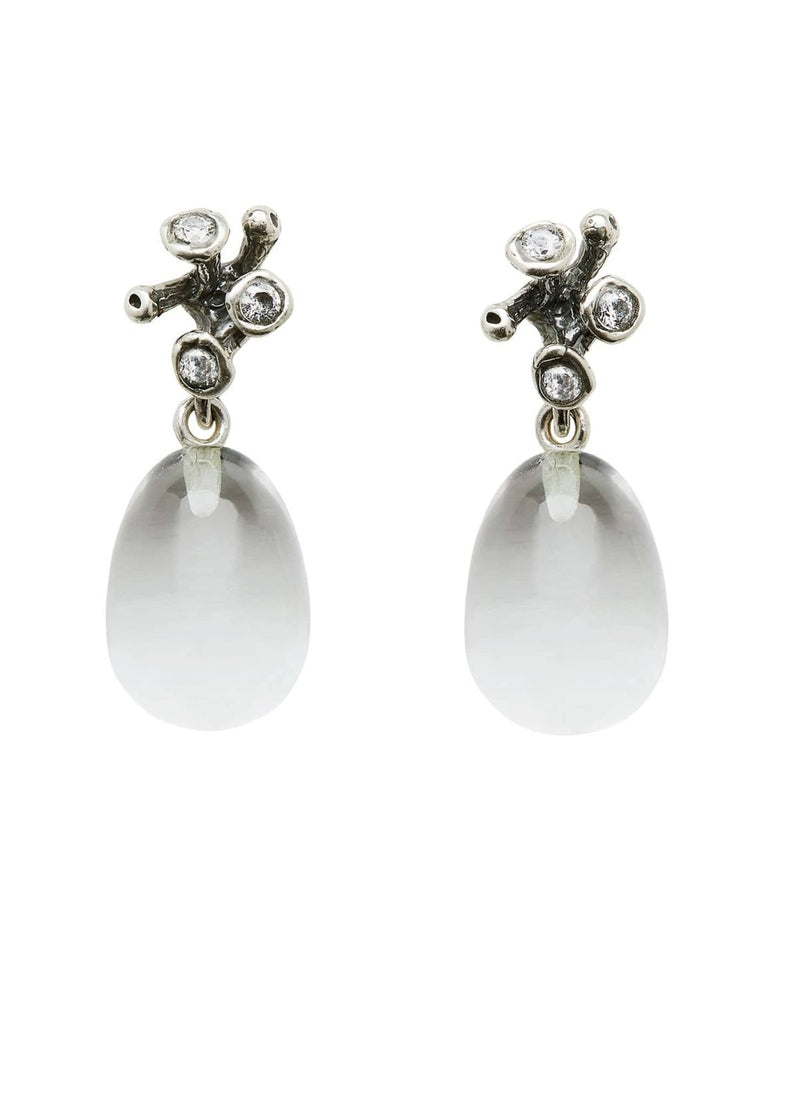 JULIE COHN DESIGN Blossom Sterling Silver Quartz Earring
