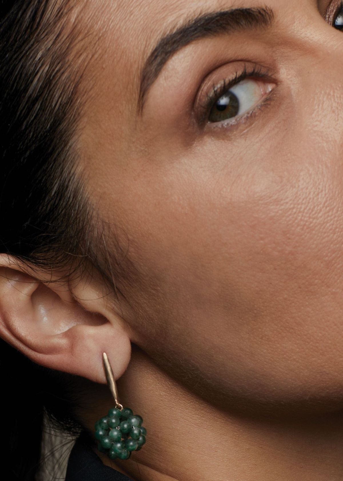 JULIE COHN Beautyberry Aventurine Bronze Earring