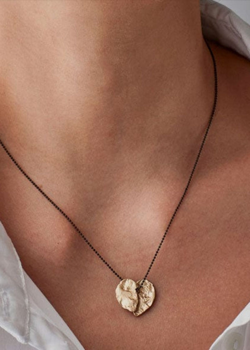 JULIE COHN DESIGN Broken Heart Bronze Pendant Necklace