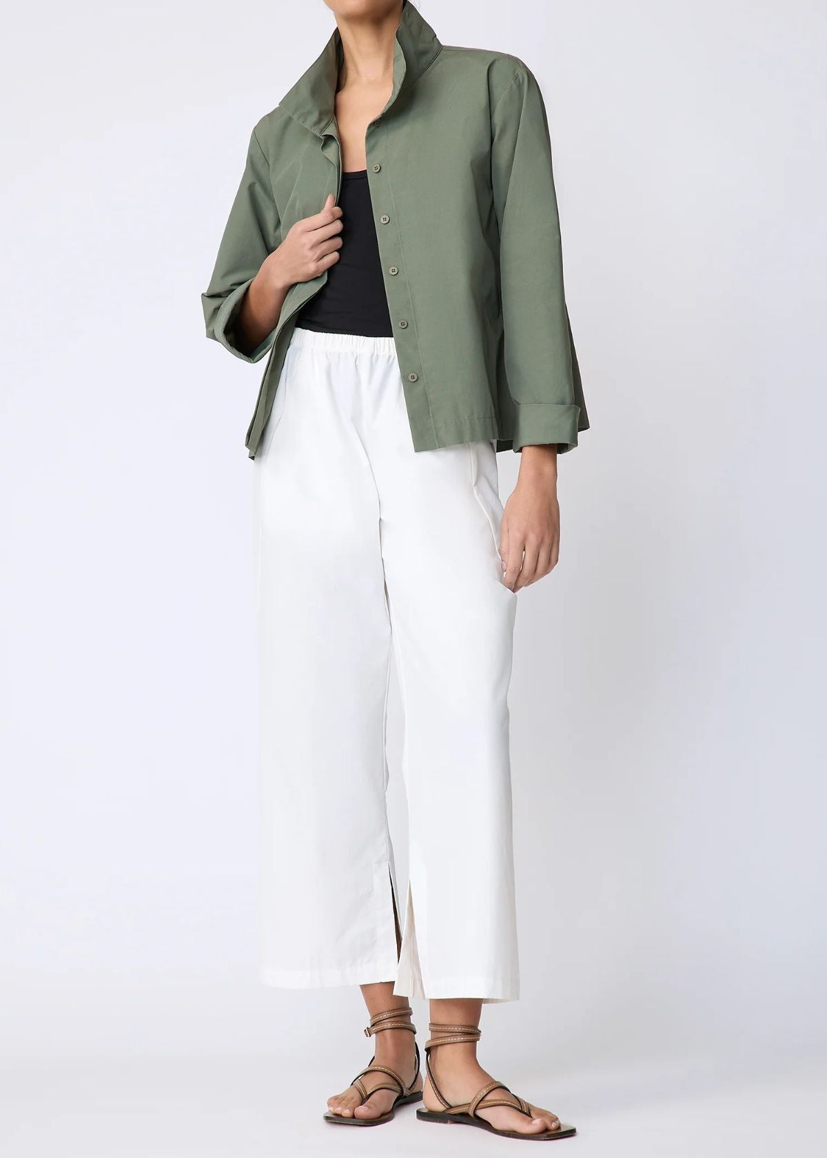 KAL RIEMAN Peggy Shirt Jacket - Cactus