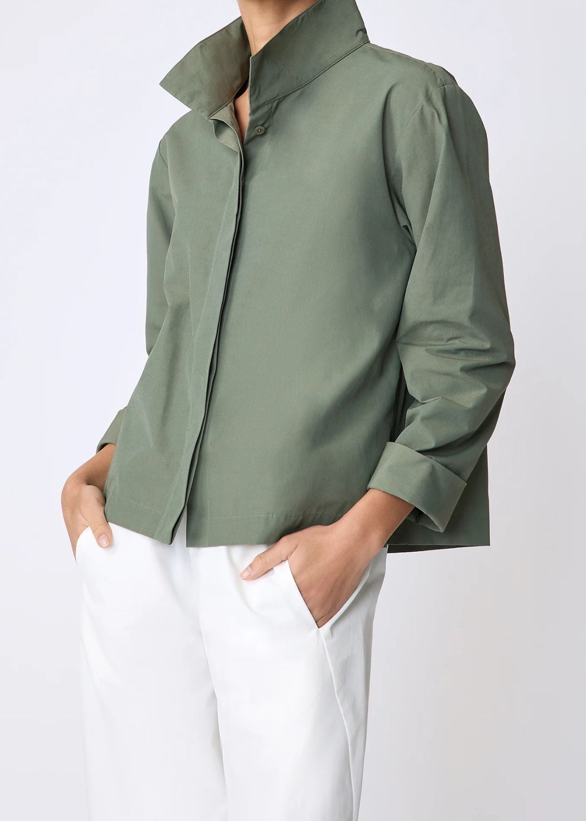 KAL RIEMAN Peggy Shirt Jacket - Cactus