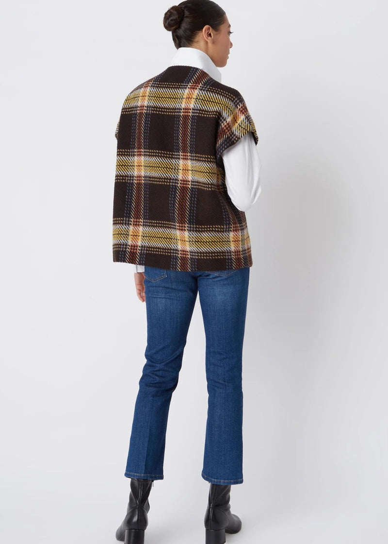 KAL RIEMAN Mina Zip Vest - Bold Plaid