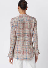 KAL RIEMAN Juliet Top - Sketch Plaid