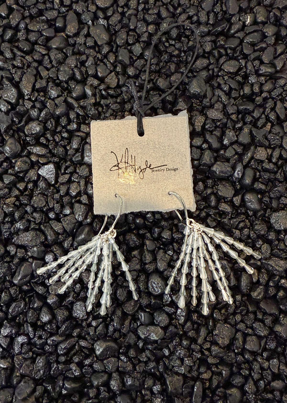 KRISTI HYDE Green Amethyst Fringe Earring