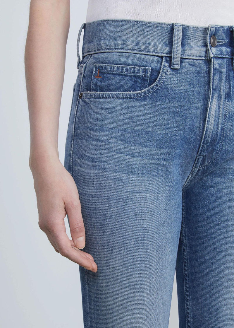 LAFAYETTE 148 Reeve Straight Ankle Jean - Faded Skyline