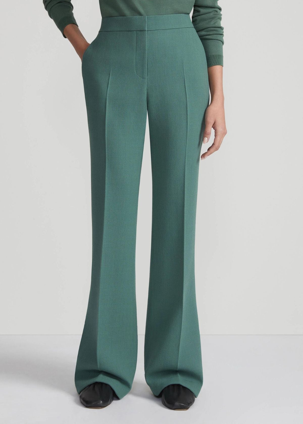 LAFAYETTE 148 Gate Pant - Ivy Vine