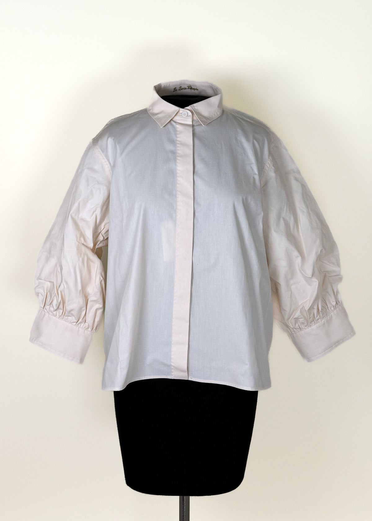 LE SARTE PETTEGOLE Puff Sleeve Top - Light Peach