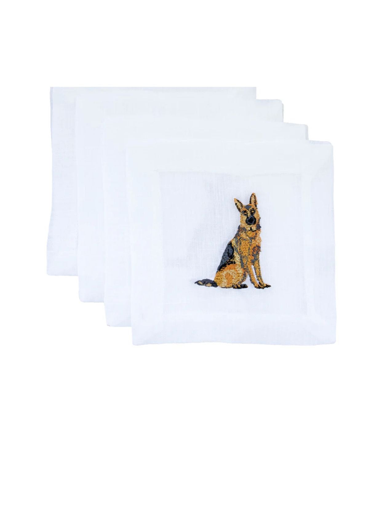 LETTERMADE German Shepherd Cocktail Napkin