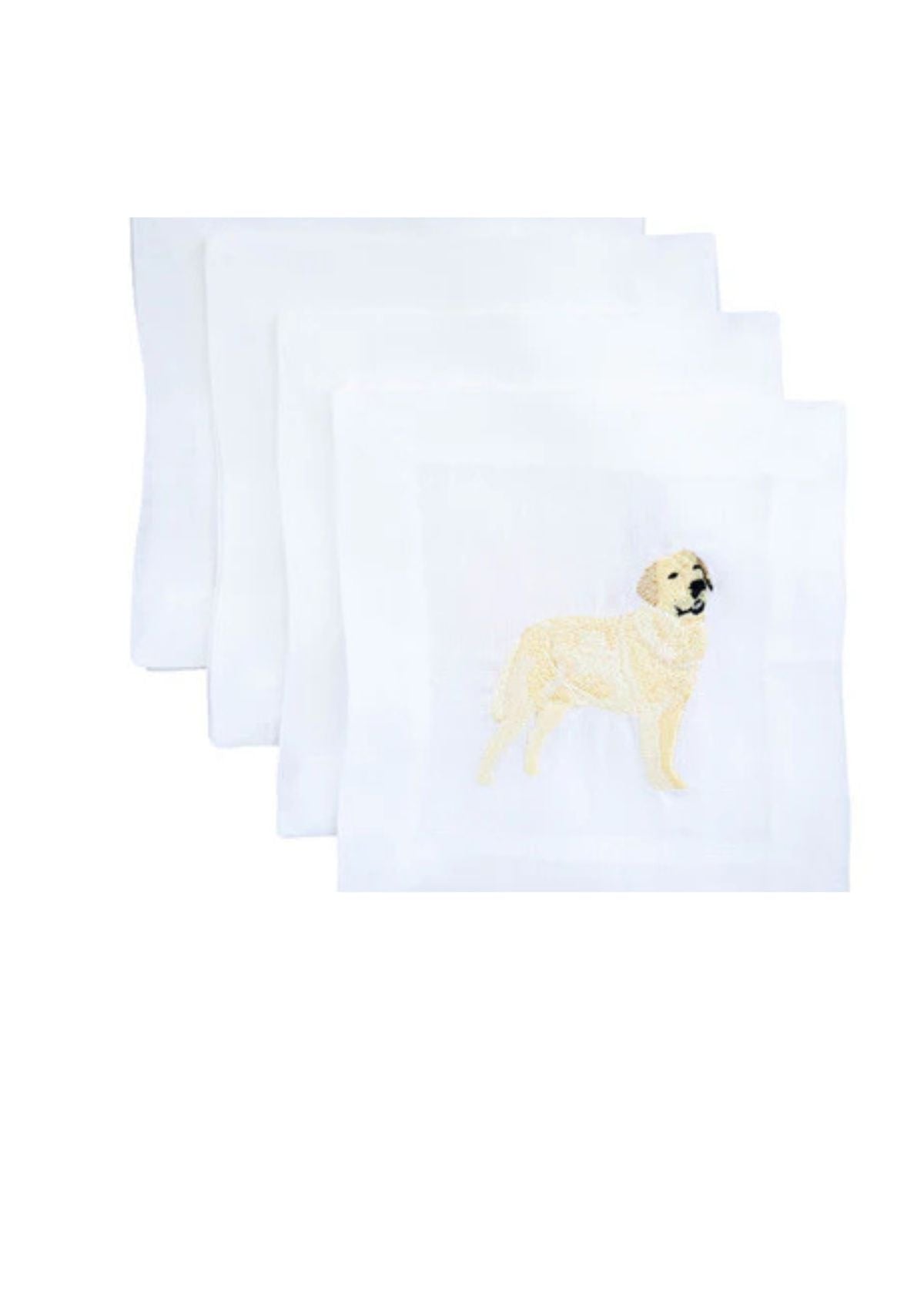 LETTERMADE Yellow Lab Cocktail Napkin