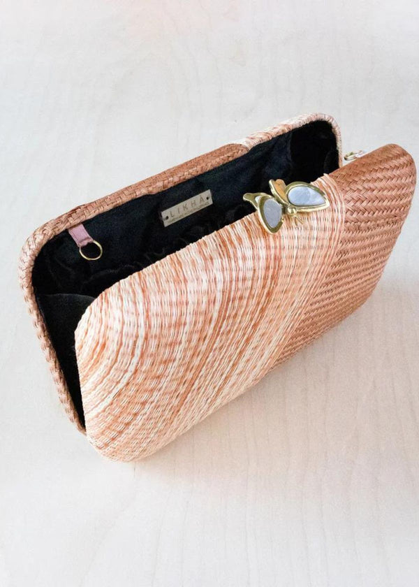 LIKHÂ Coral Kimono Clutch Handbag