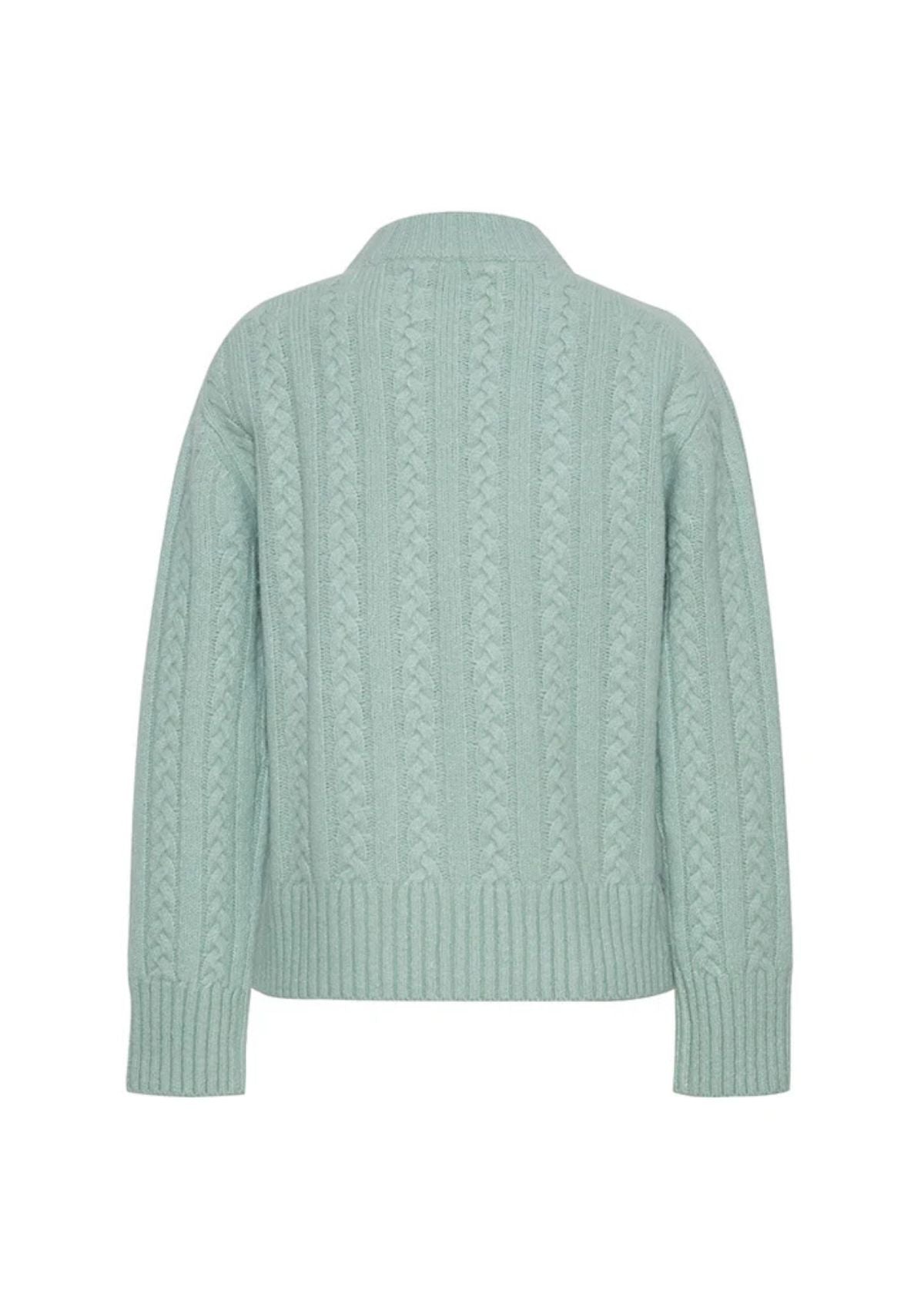 LINGUA FRANCA Greyhound Sweater - Pistachio