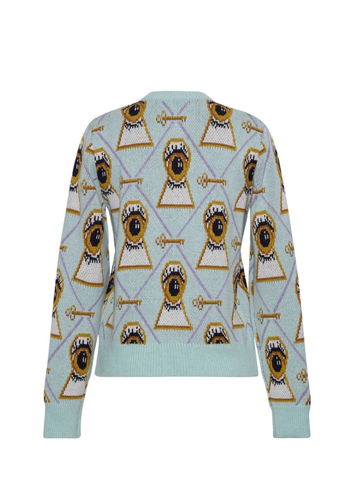 LINGUA FRANCA Getty Cardigan - Seaglass