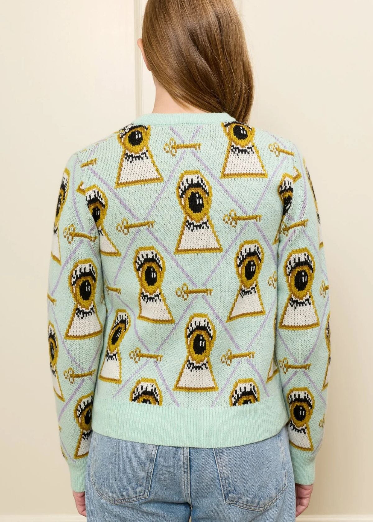 LINGUA FRANCA Getty Cardigan - Seaglass