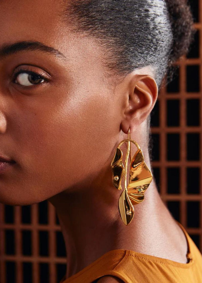 LIZZIE FORTUNATO Gold Breeze Earring
