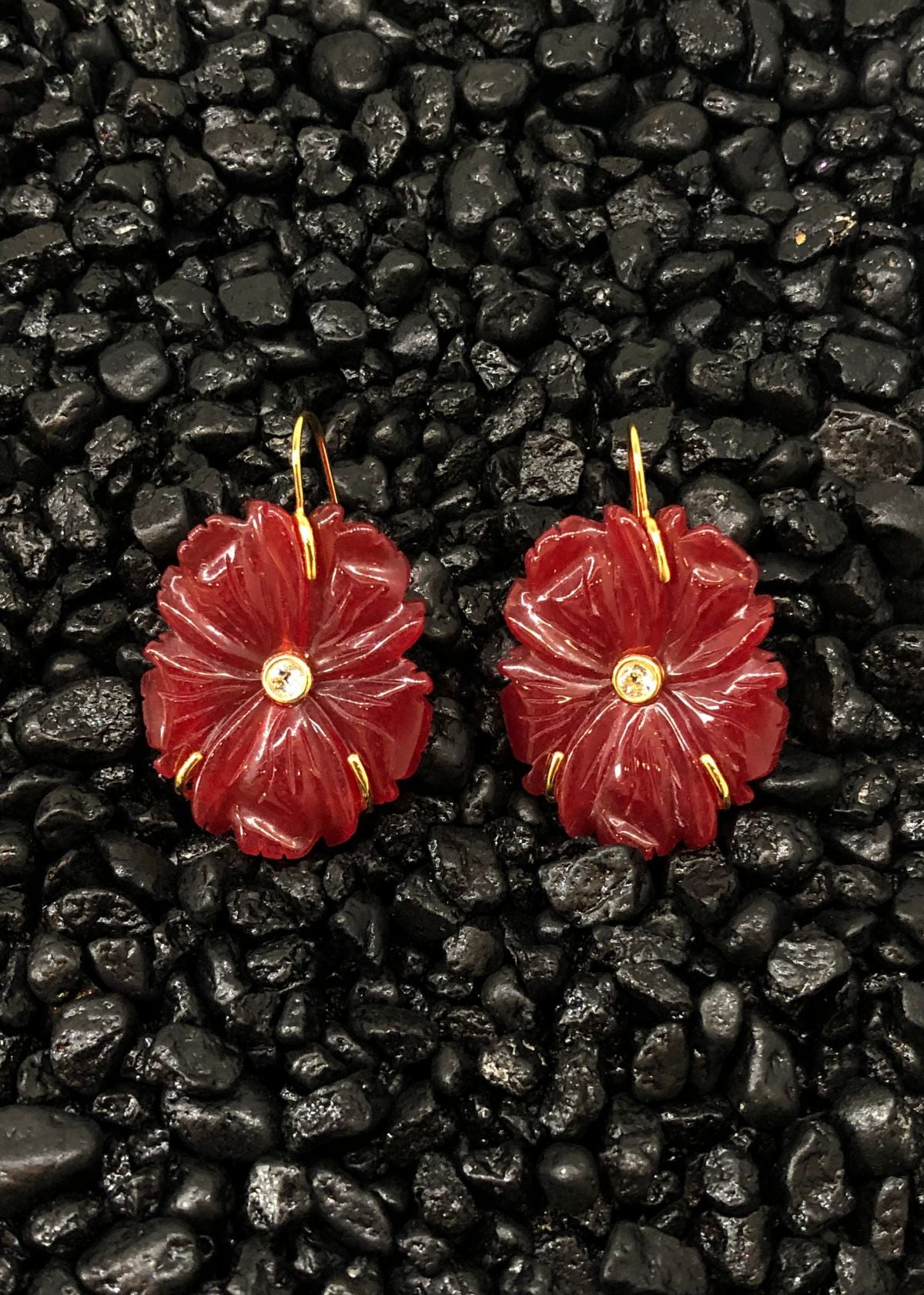 LIZZIE FORTUNATO New Bloom Earring - Poinsettia