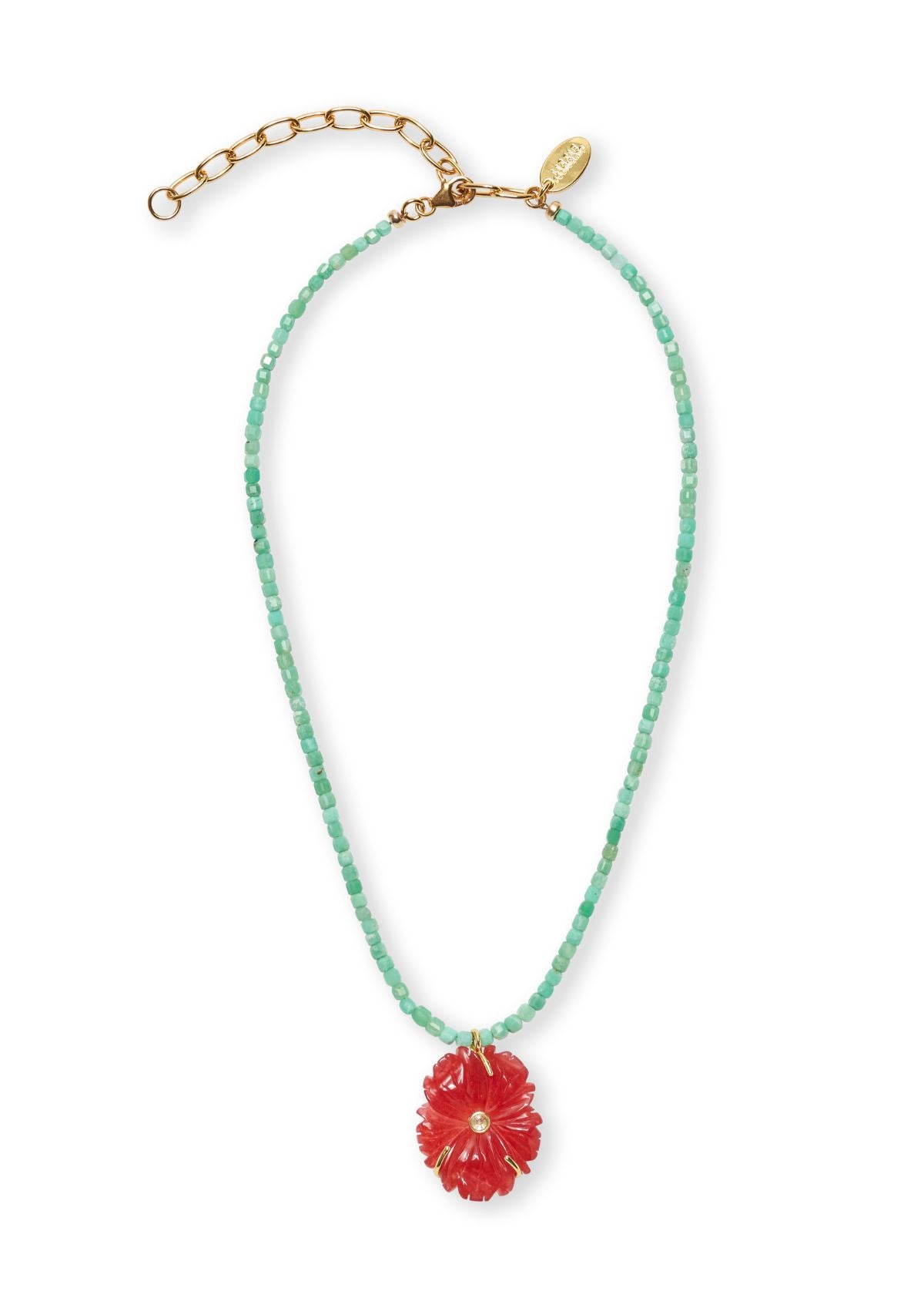 LIZZIE FORTUNATO New Bloom Necklace - Poinsettia