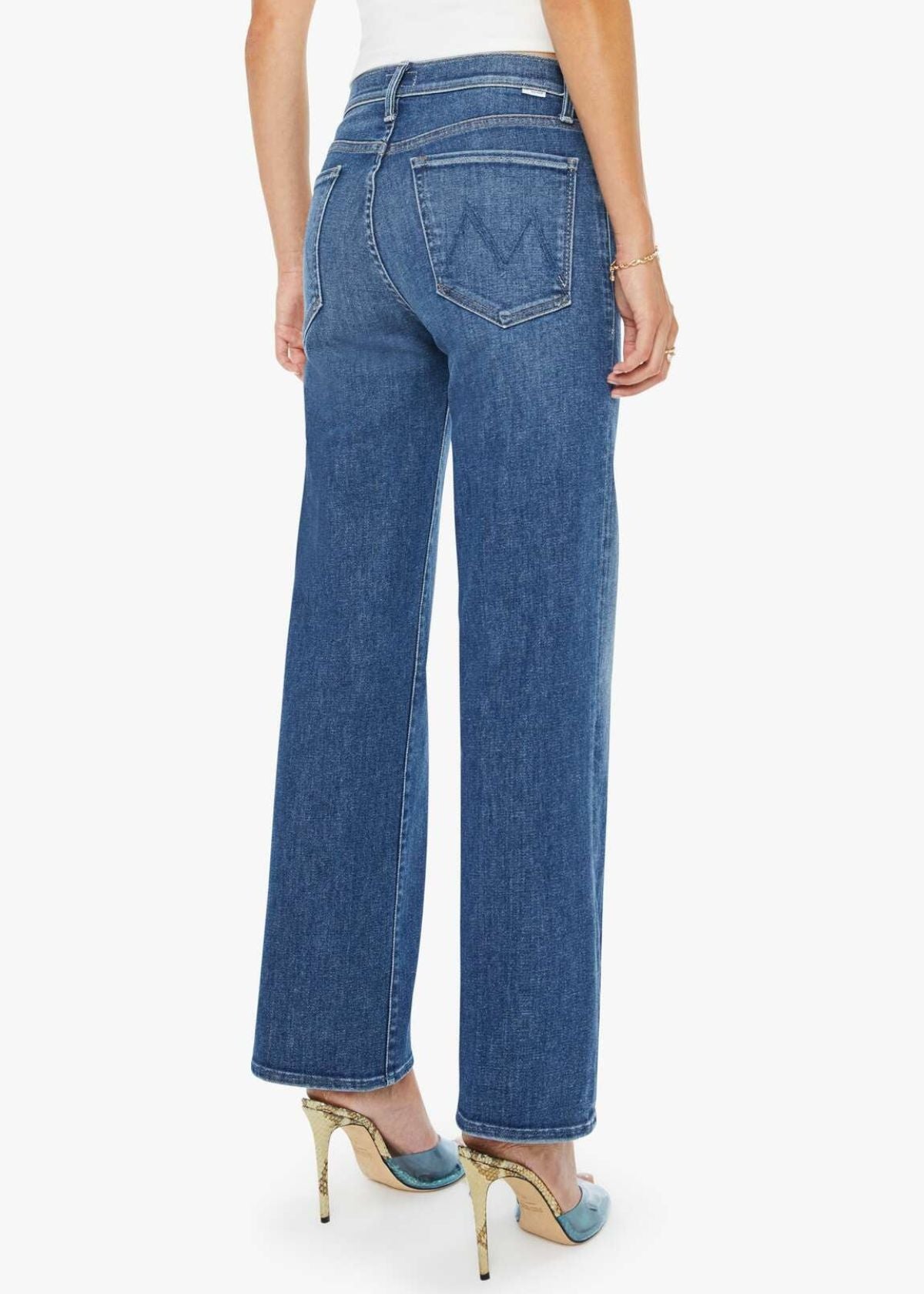 MOTHER Mid Rise Rambler Zip Ankle - Catch My Drift